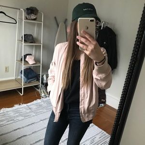 ✨ Blush Zara Bomber